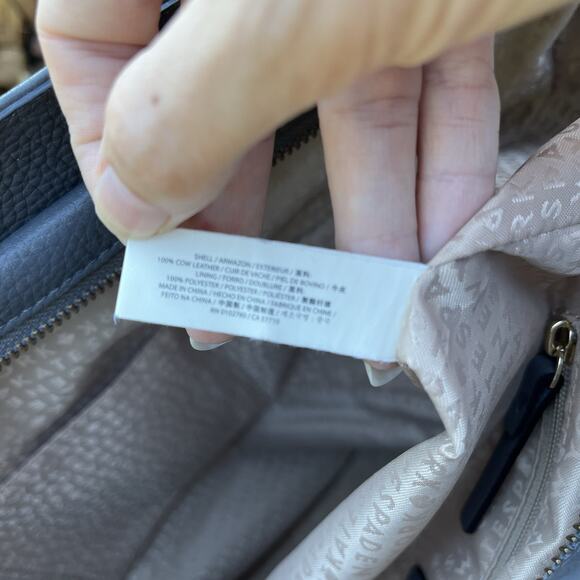 Kate Spade New York Large Gray Baxter Street Fernrose Pebbled Leather Tote Bag - Picture 16 of 16